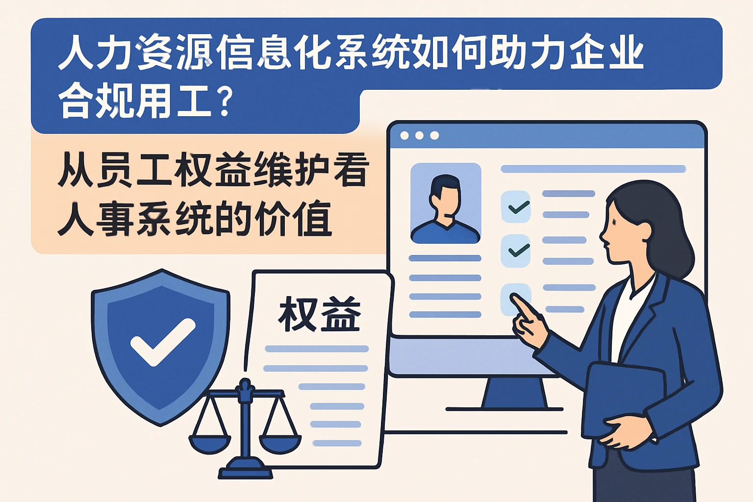 人力资源信息化系统如何助力企业合规用工?从员工权益维护看人事系统的价值