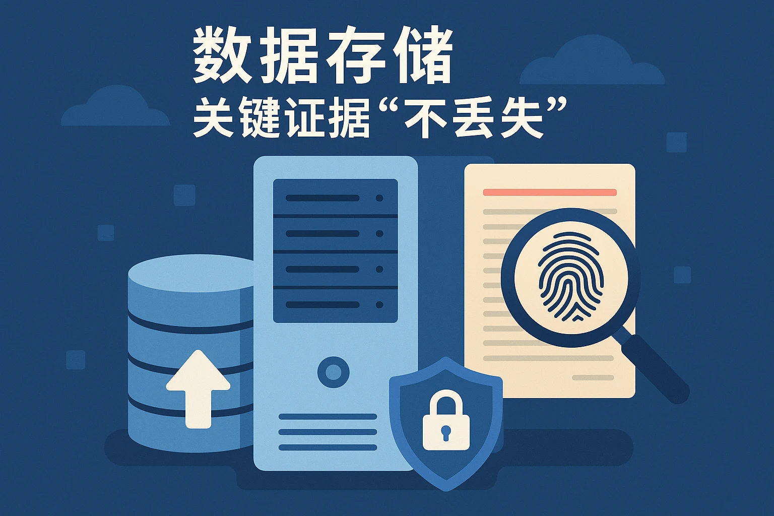 2. 数据存储：关键证据“不丢失”
