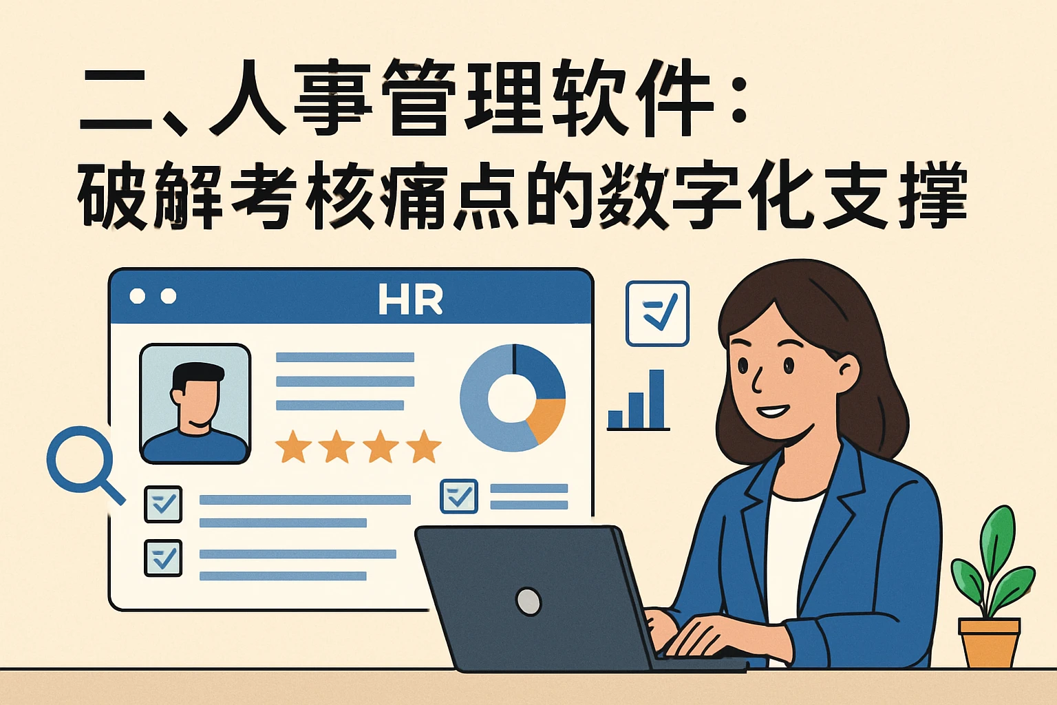 二、人事管理软件：破解考核痛点的数字化支撑