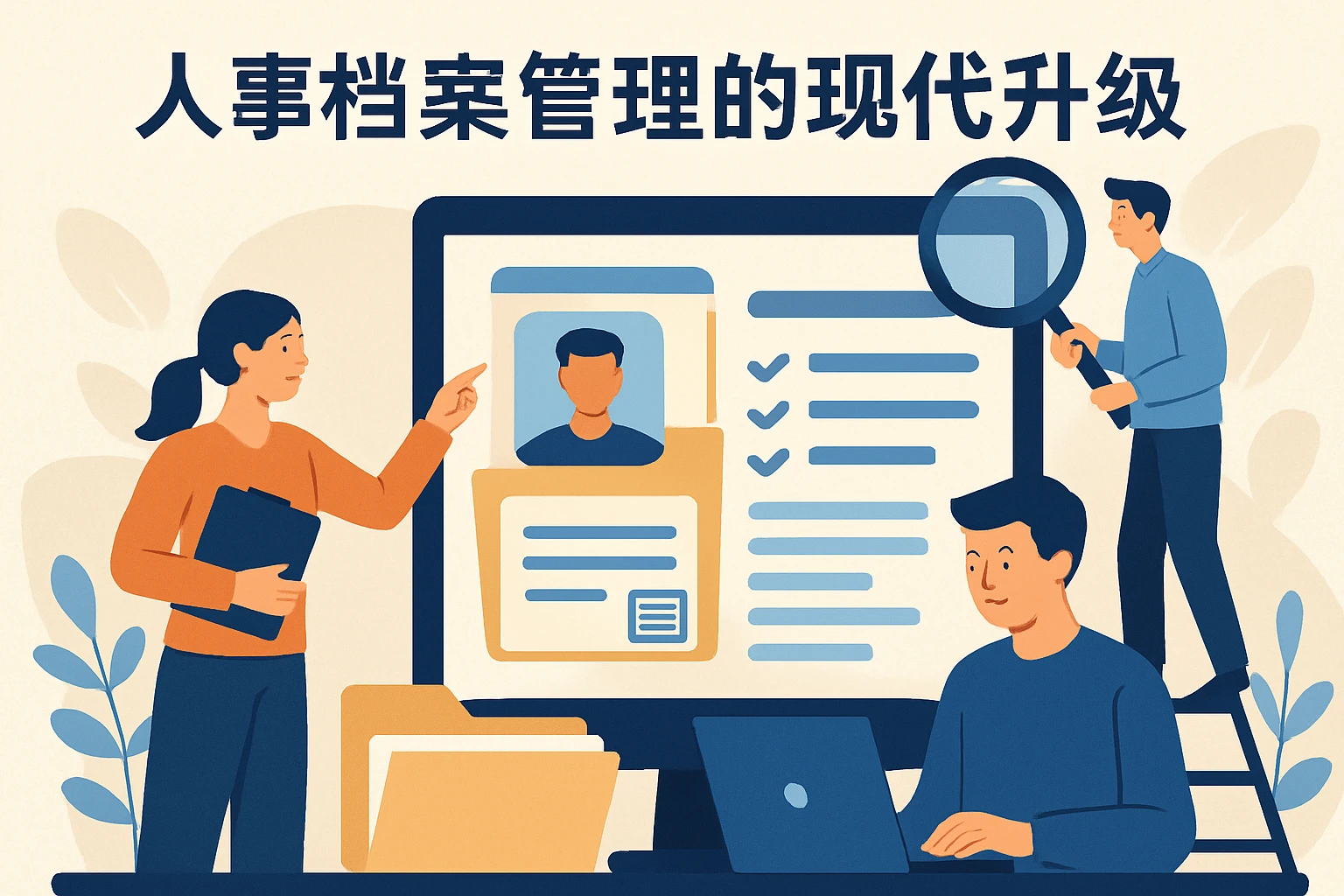 2. 人事档案管理的现代升级