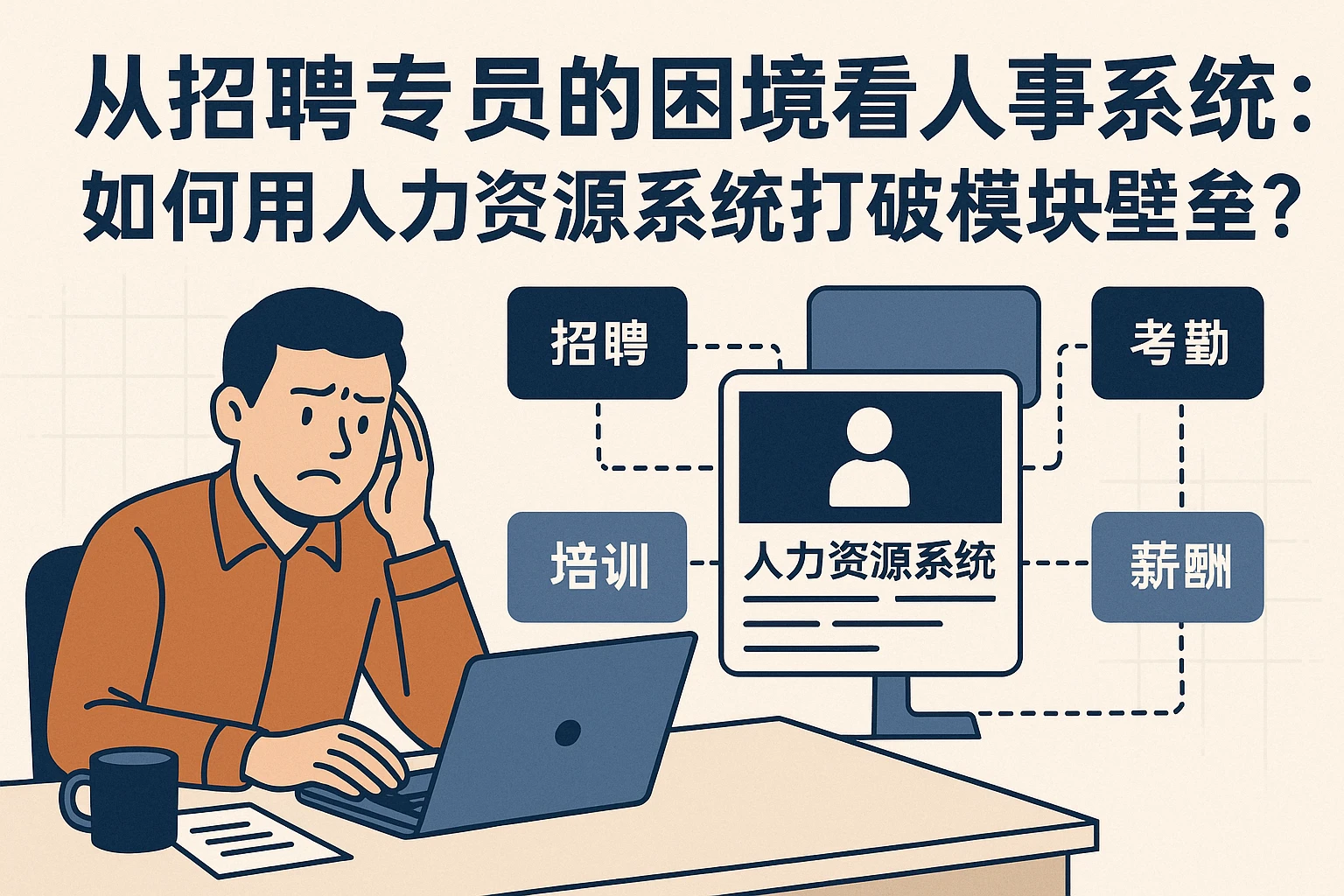 从招聘专员的困境看人事系统：如何用人力资源系统打破模块壁垒？