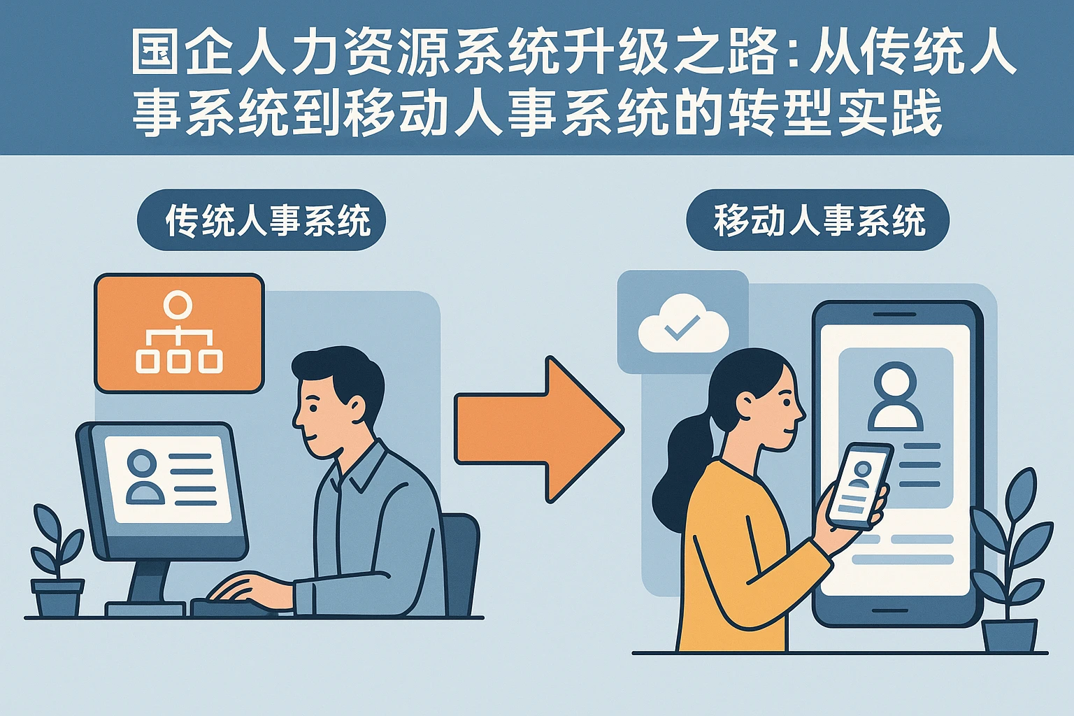 国企人力资源系统升级之路：从传统人事系统到移动人事系统的转型实践