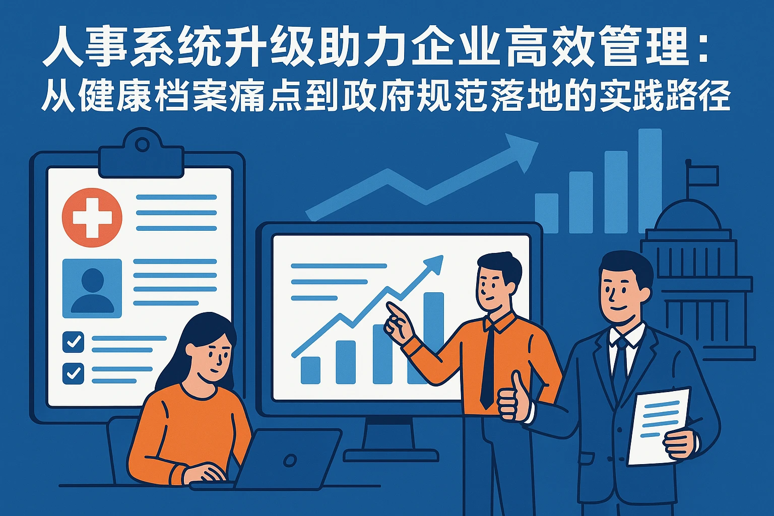 人事系统升级助力企业高效管理：从健康档案痛点到政府规范落地的实践路径