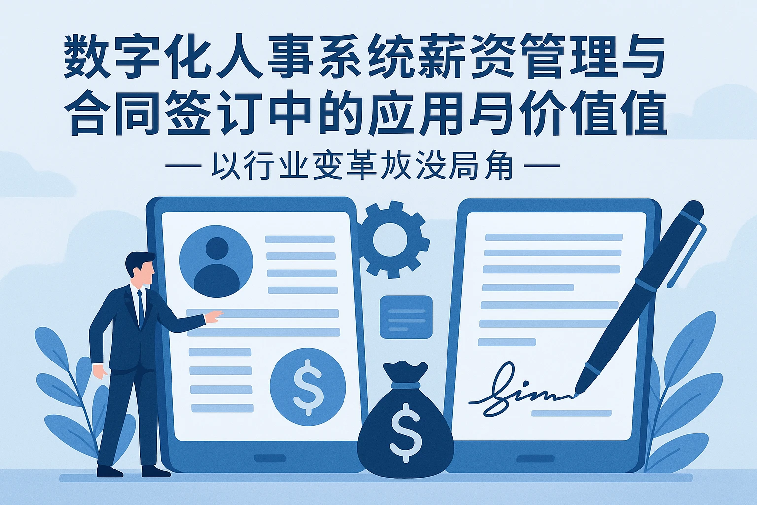 数字化人事系统在薪资管理与合同签订中的应用与价值——以行业变革为视角