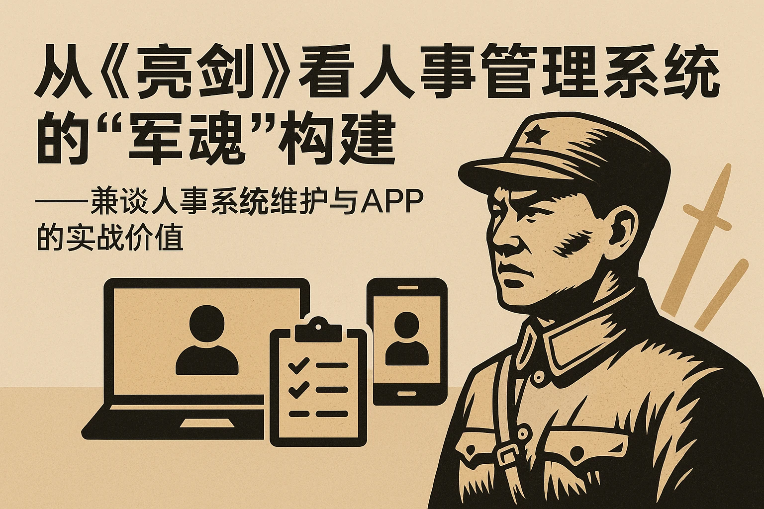 从《亮剑》看人事管理系统的“军魂”构建——兼谈人事系统维护与APP的实战价值