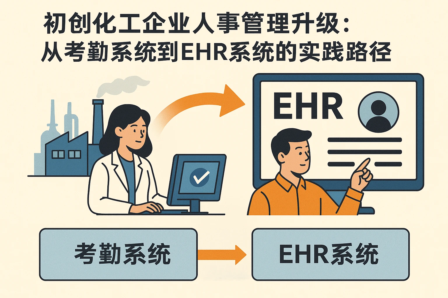 初创化工企业人事管理升级：从考勤系统到EHR系统的实践路径
