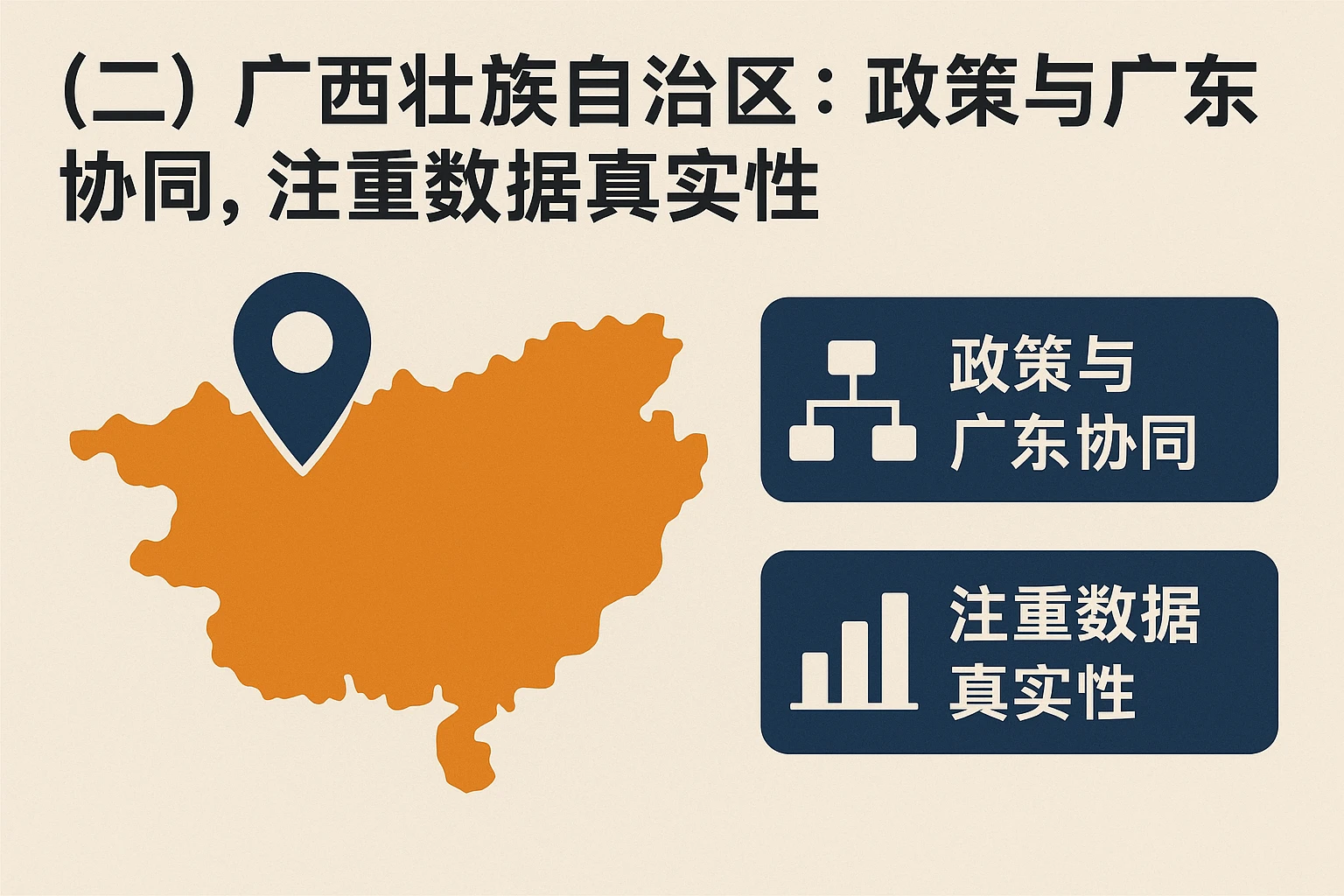（二）广西壮族自治区：政策与广东协同，注重数据真实性