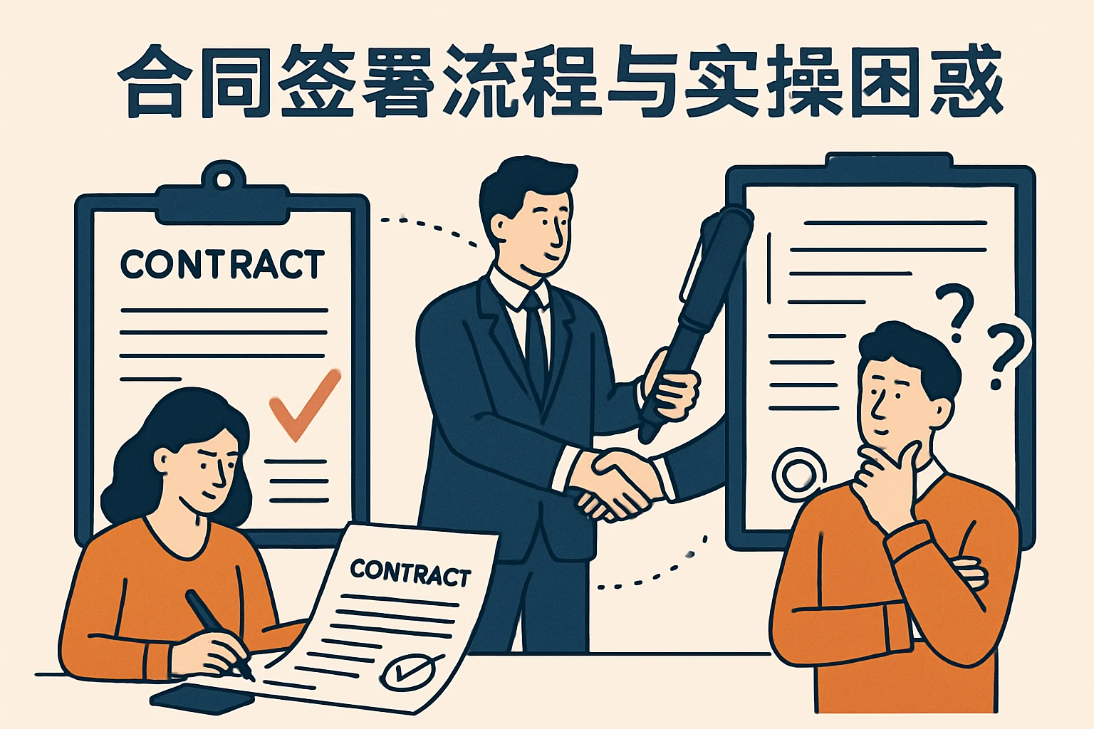 合同签署流程与实操困惑