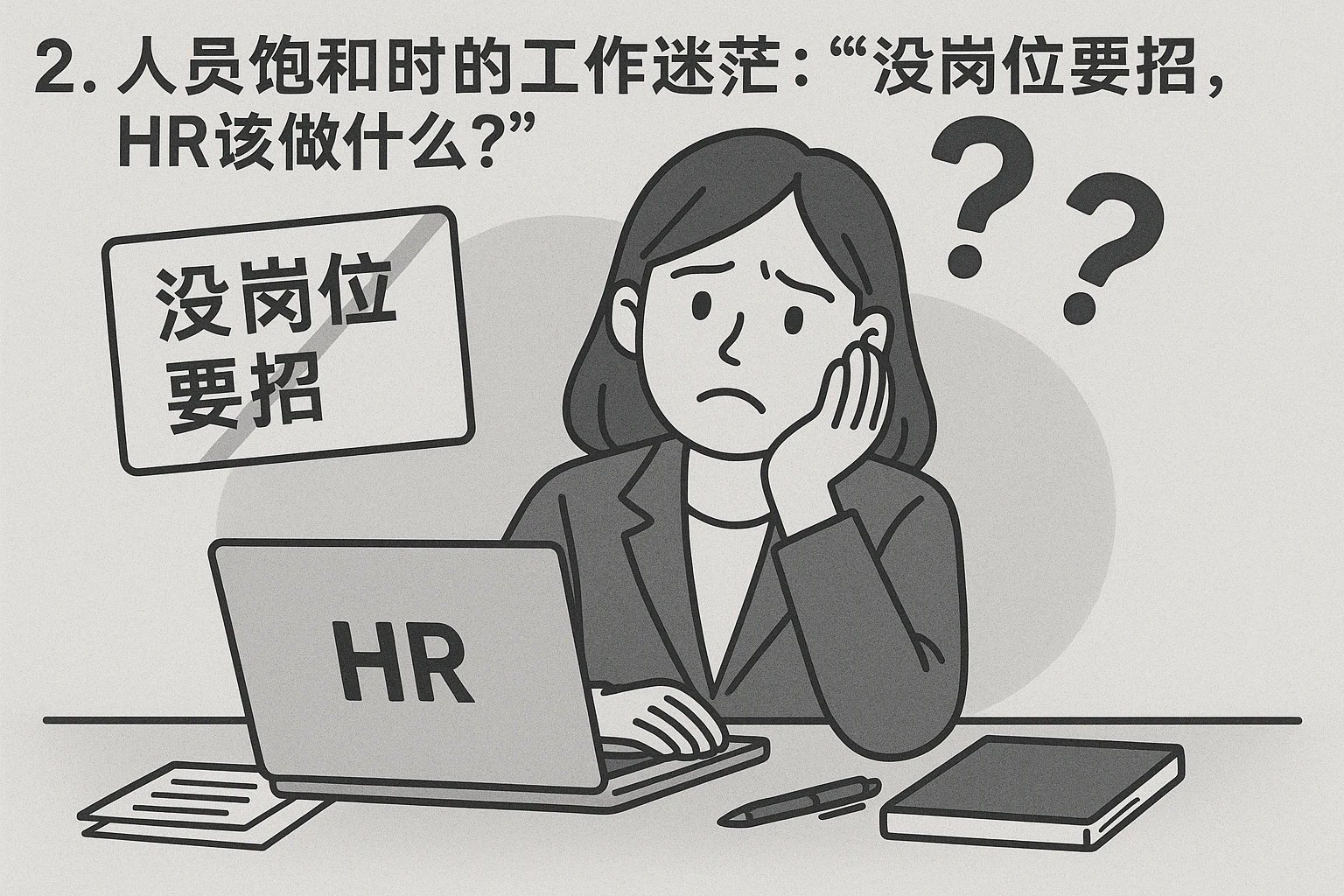 2. 人员饱和时的工作迷茫：“没岗位要招，HR该做什么？”