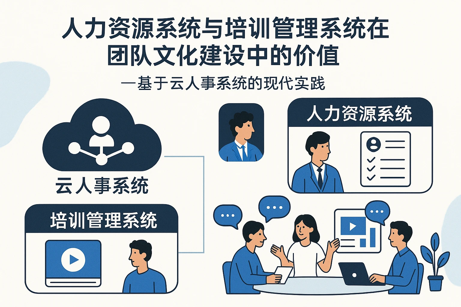 人力资源系统与培训管理系统在团队文化建设中的价值——基于云人事系统的现代实践