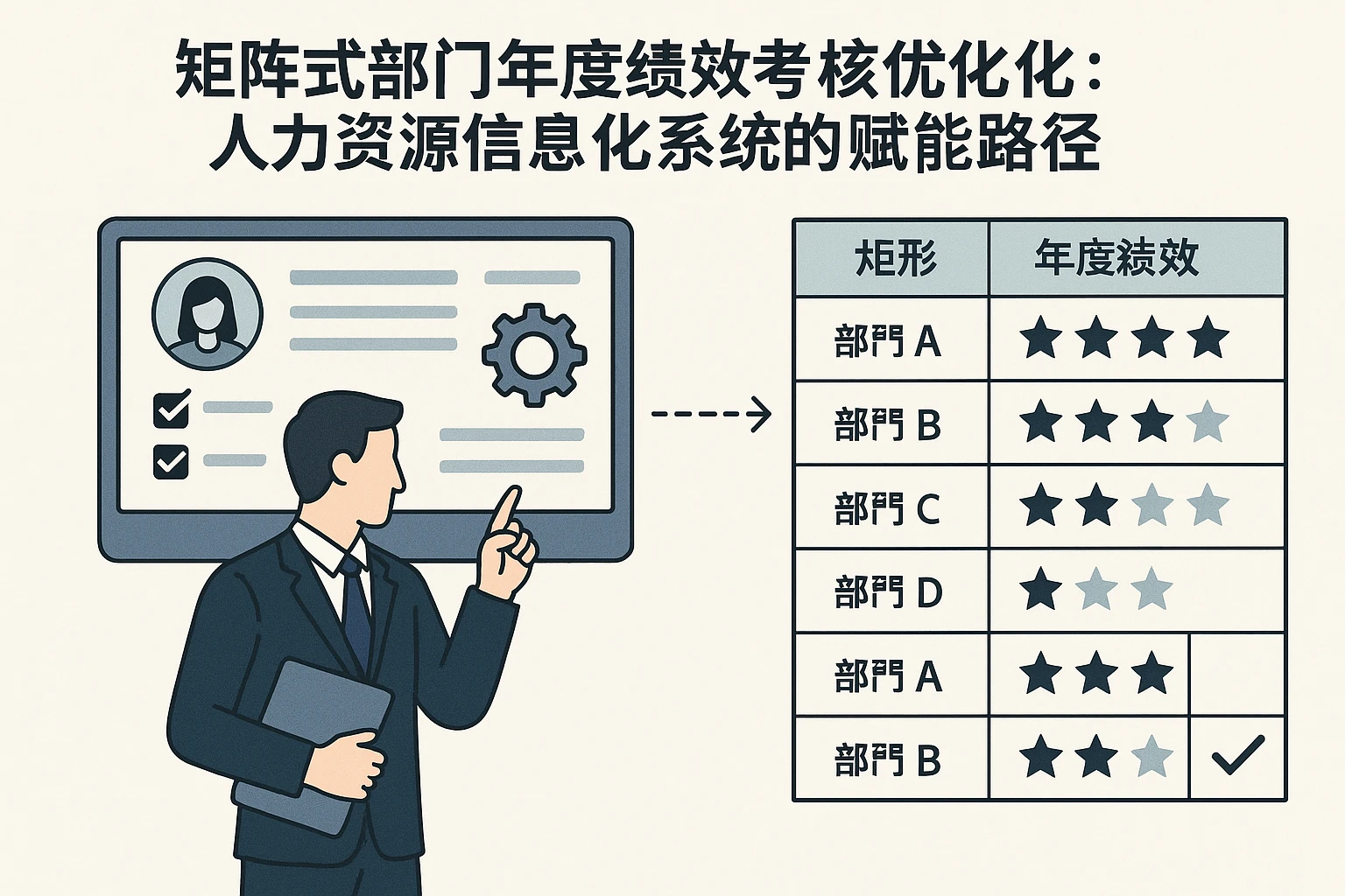 矩阵式部门年度绩效考核优化：人力资源信息化系统的赋能路径