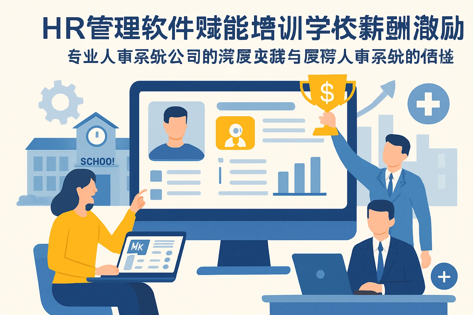 HR管理软件赋能培训学校薪酬激励——专业人事系统公司的深度实践与医院人事系统的借鉴