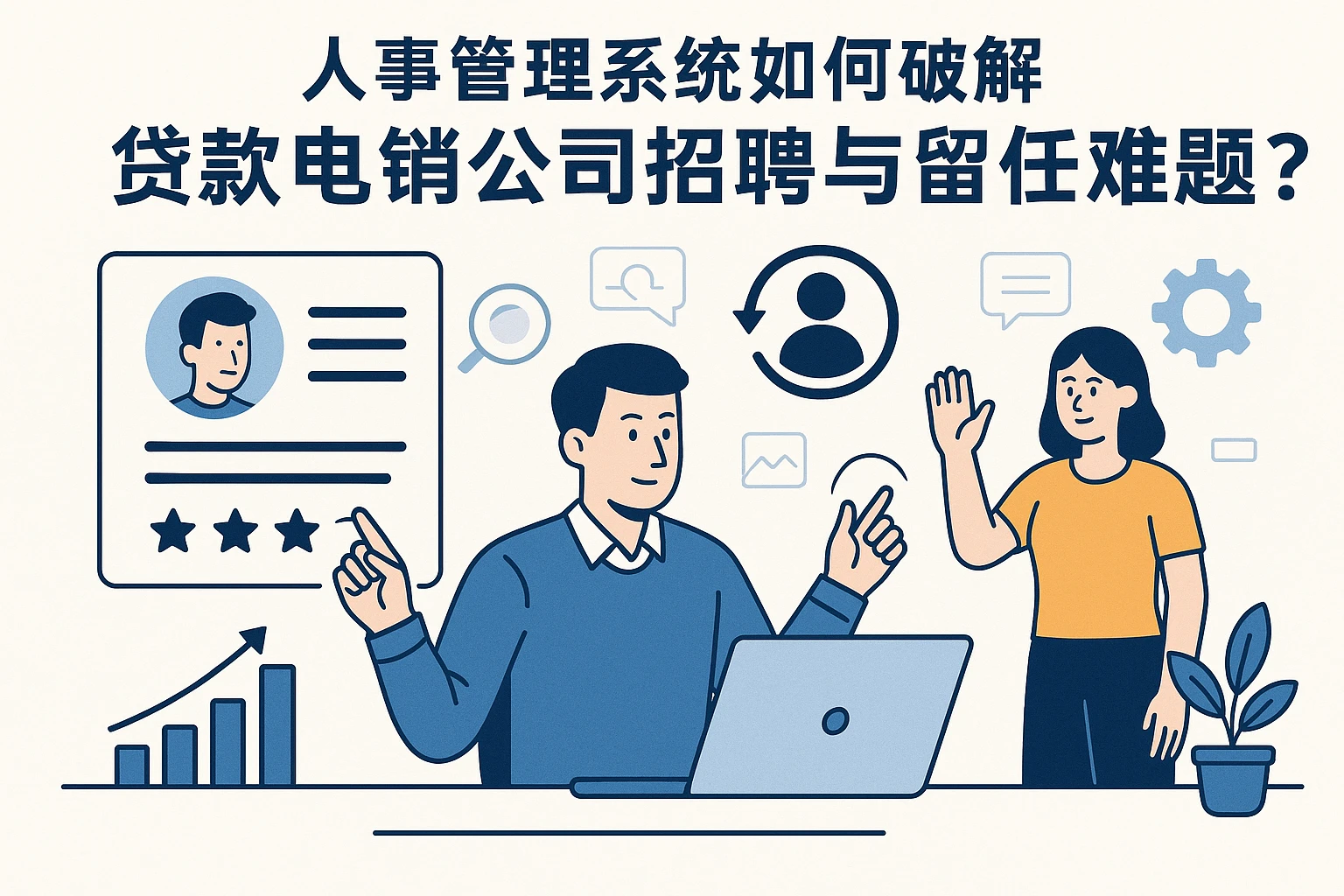 人事管理系统如何破解贷款电销公司招聘与留任难题？