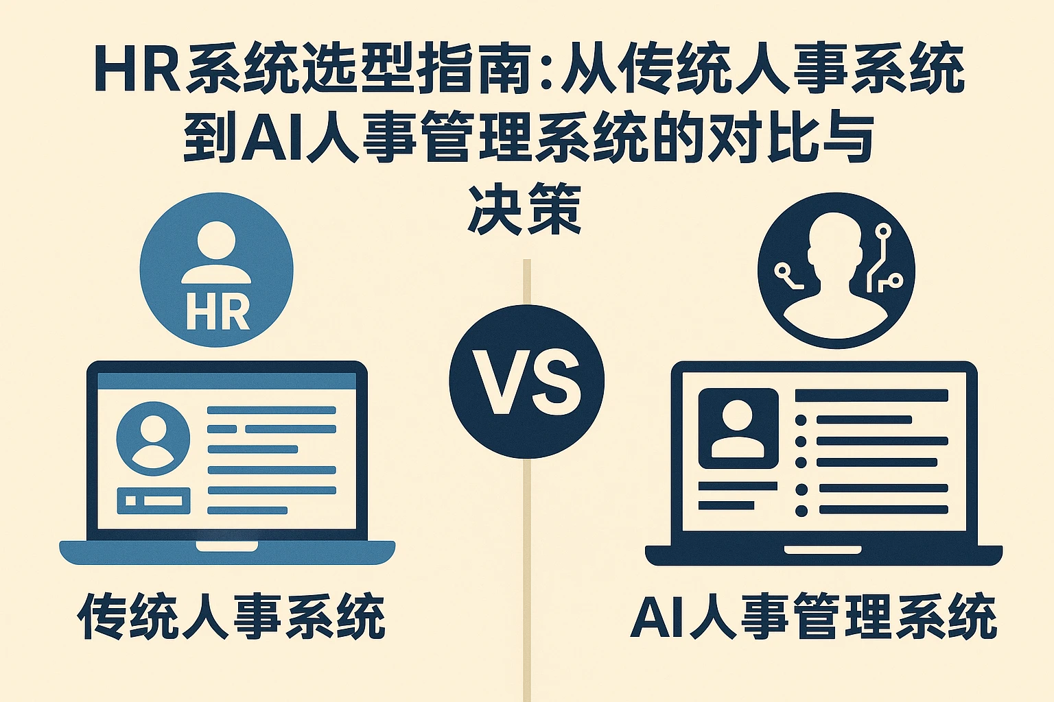 HR系统选型指南：从传统人事系统到AI人事管理系统的对比与决策