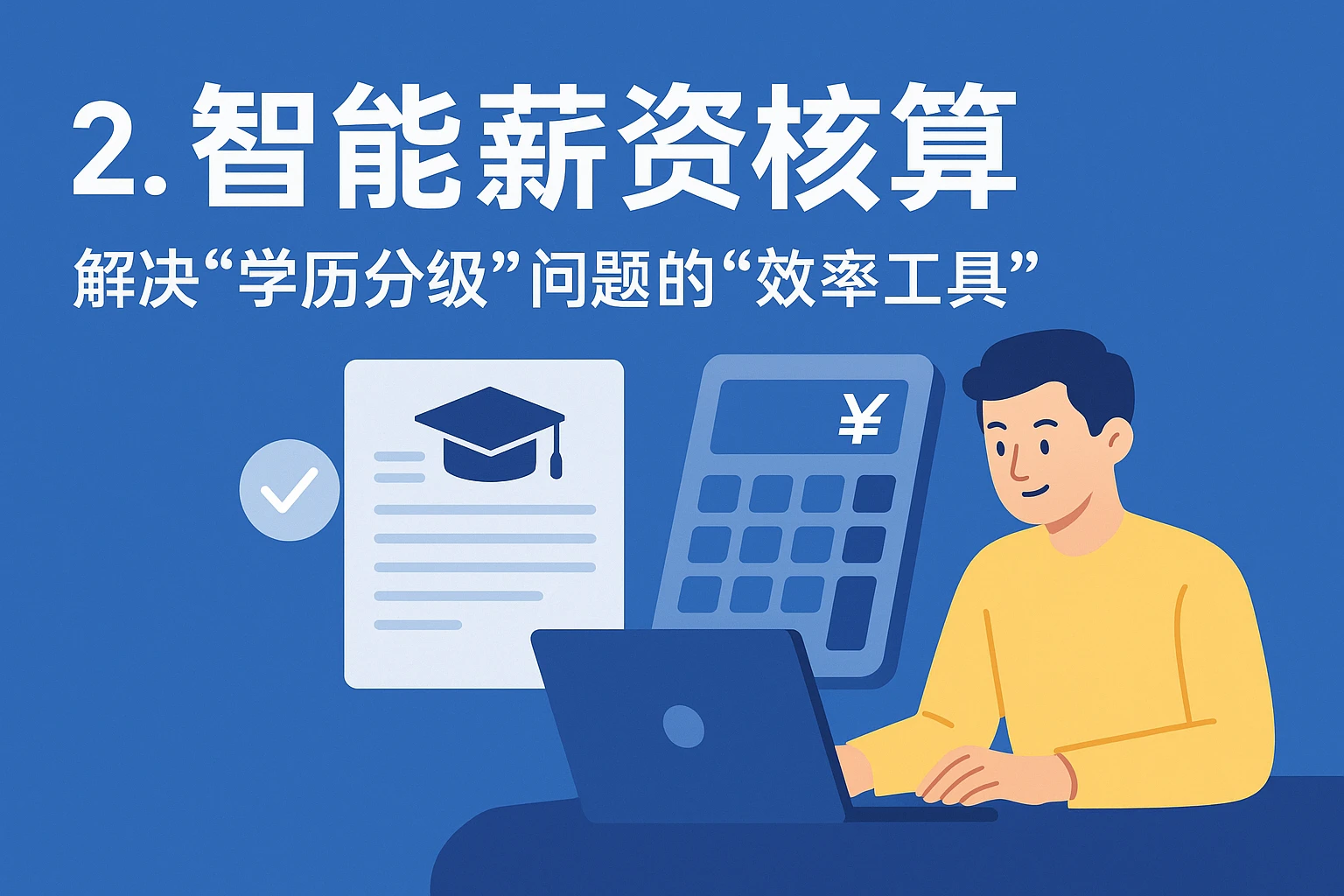2. 智能薪资核算：解决“学历分级”问题的“效率工具”