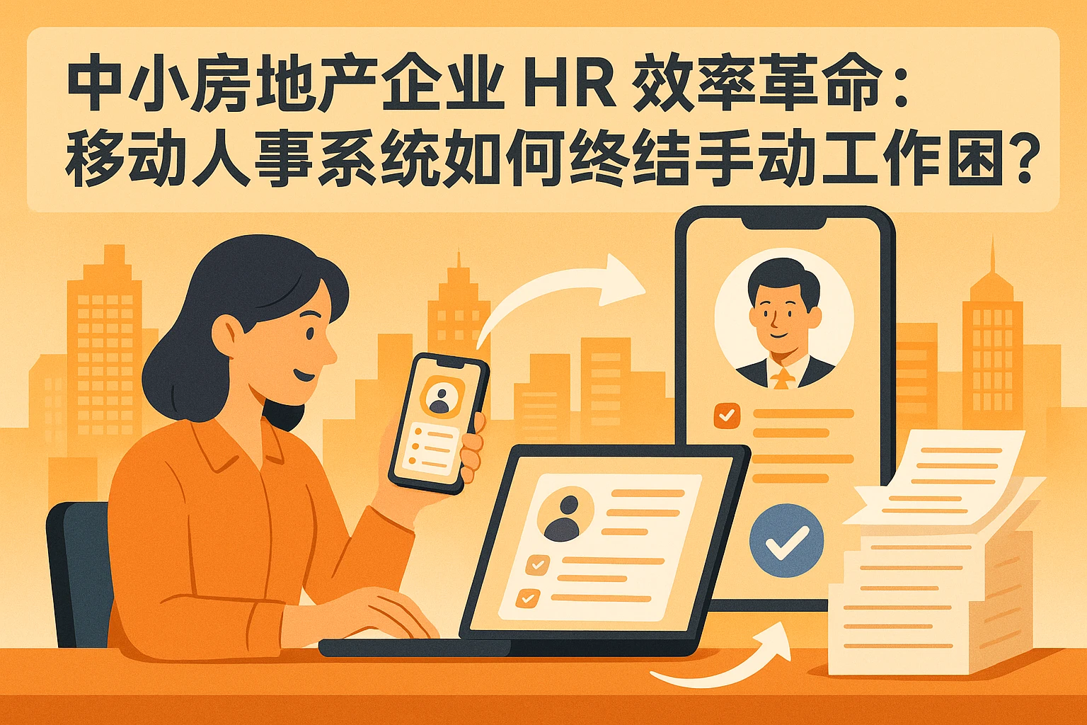 中小房地产企业HR效率革命：移动人事系统如何终结手动工作困局？