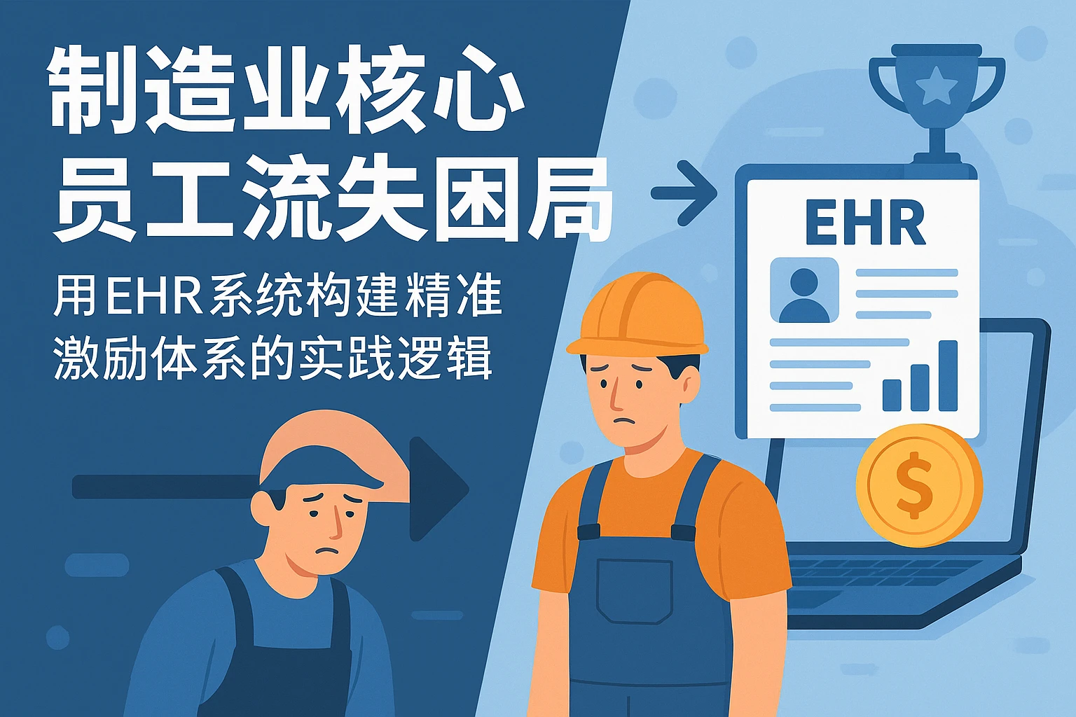 制造业核心员工流失困局：用EHR系统构建精准激励体系的实践逻辑