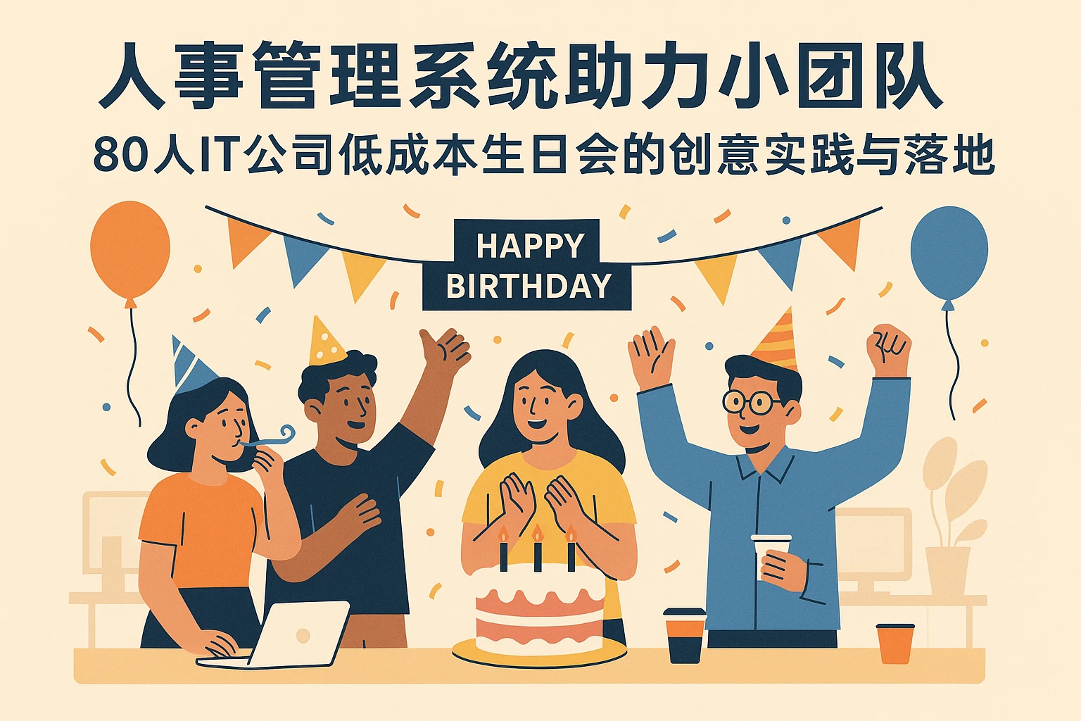 人事管理系统助力小团队：80人IT公司低成本生日会的创意实践与落地