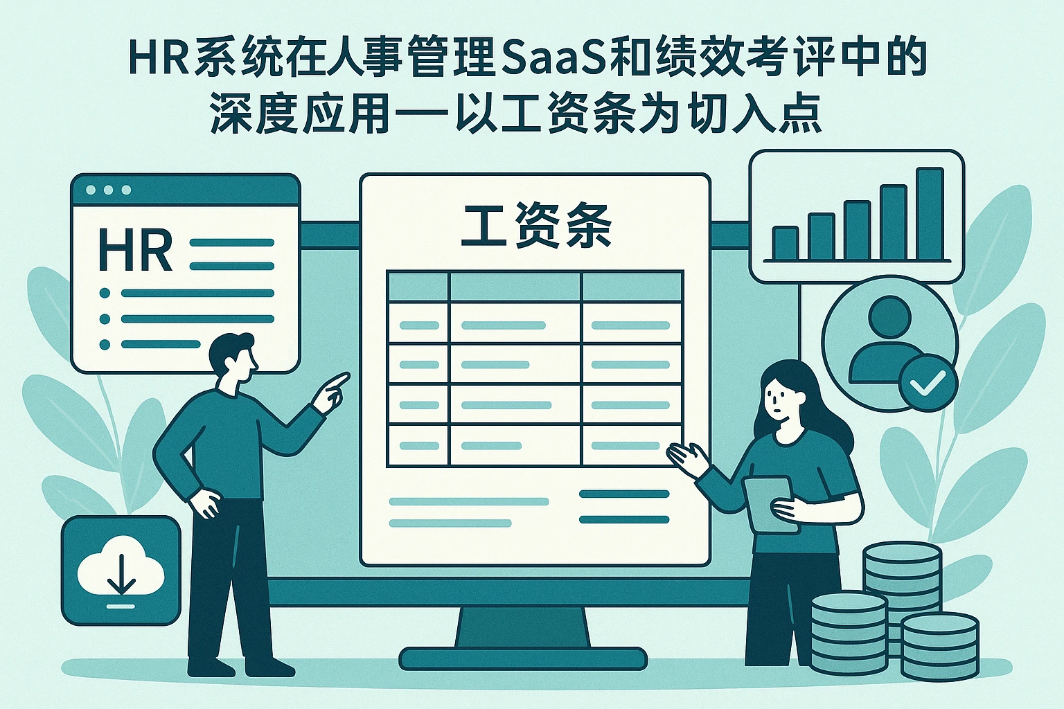 HR系统在人事管理SaaS和绩效考评中的深度应用——以工资条为切入点