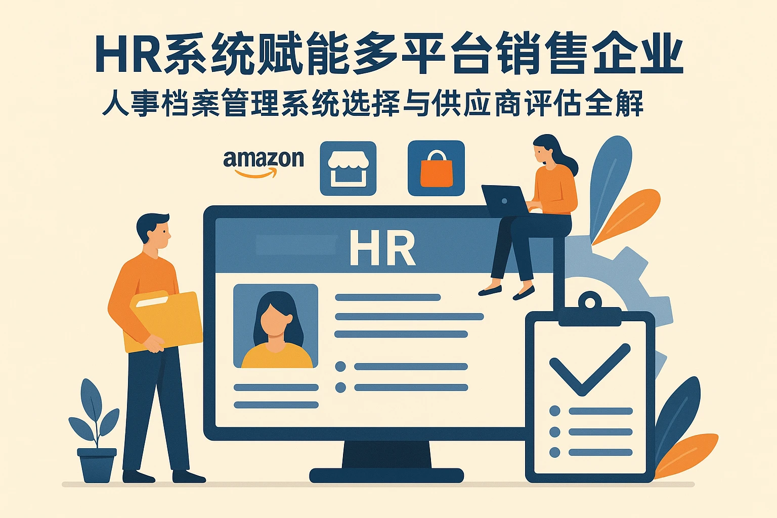 HR系统赋能多平台销售企业：人事档案管理系统选择与供应商评估全解