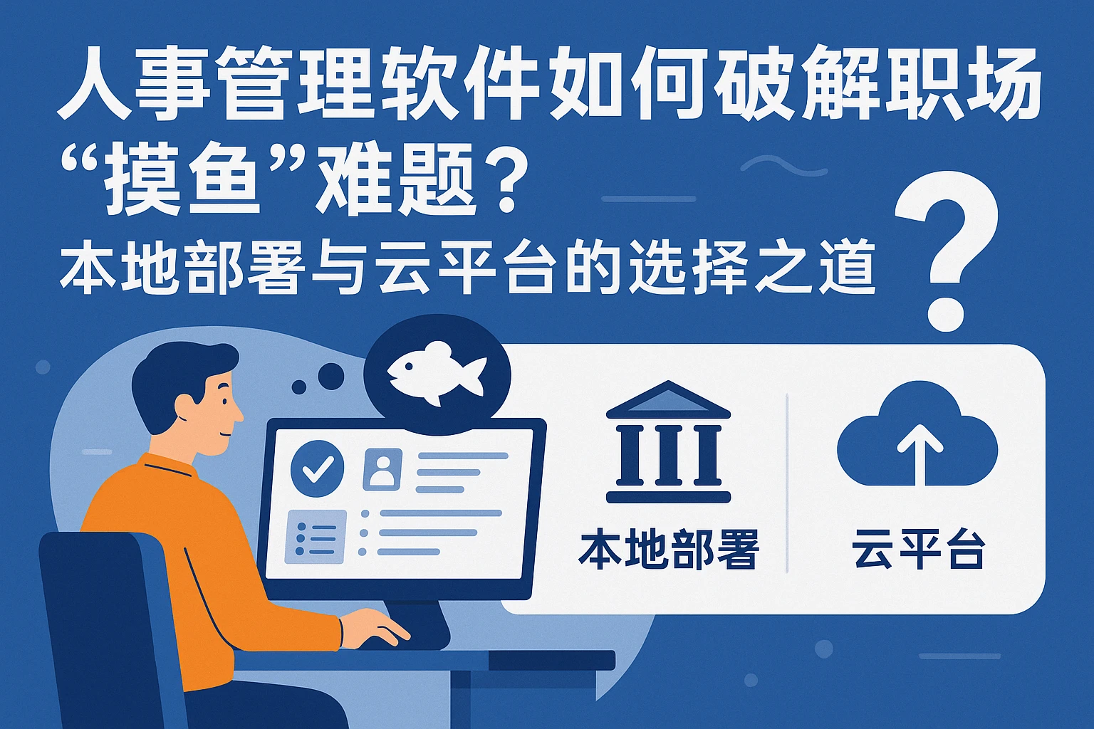 人事管理软件如何破解职场“摸鱼”难题？本地部署与云平台的选择之道