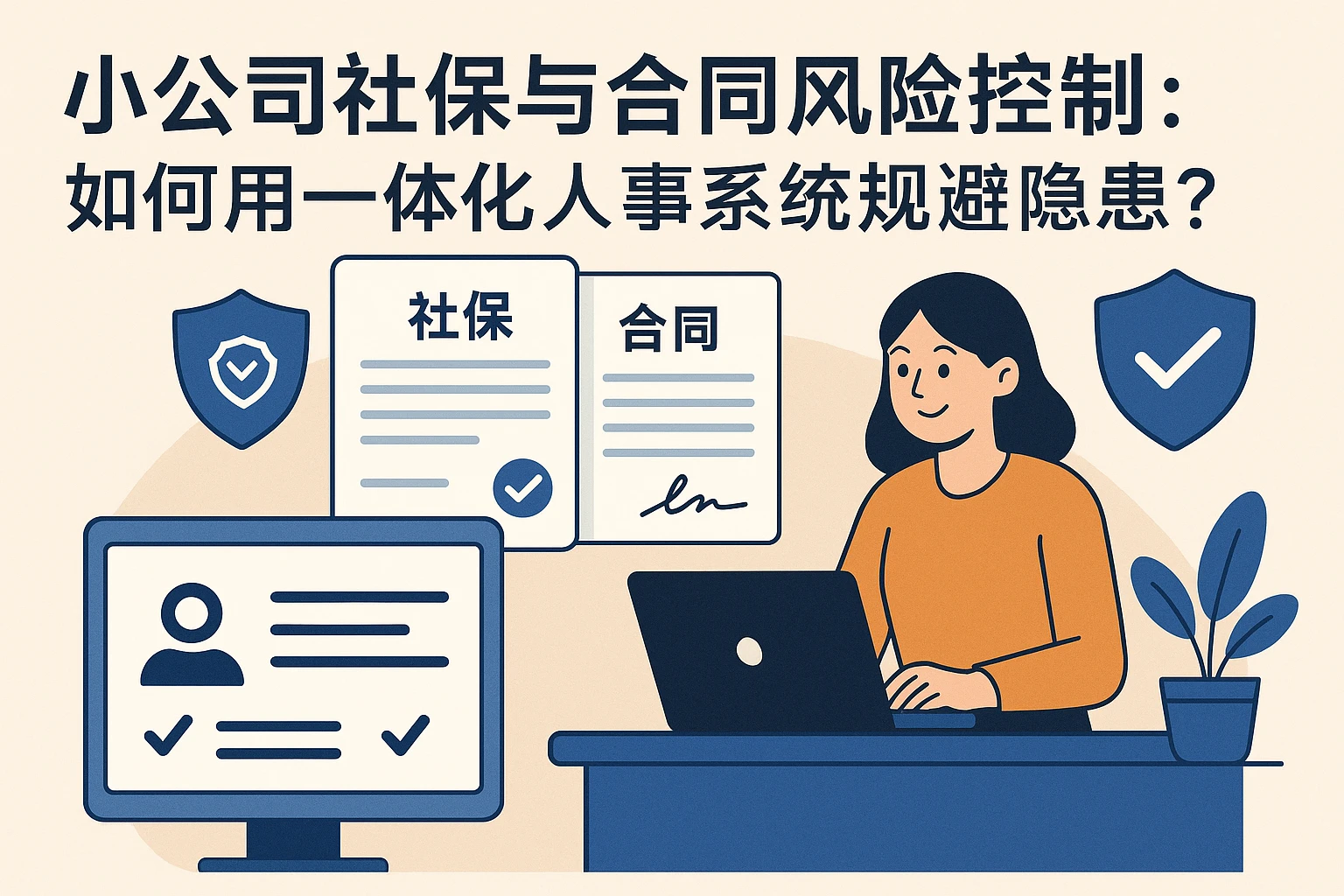 小公司社保与合同风险控制：如何用一体化人事系统规避隐患？