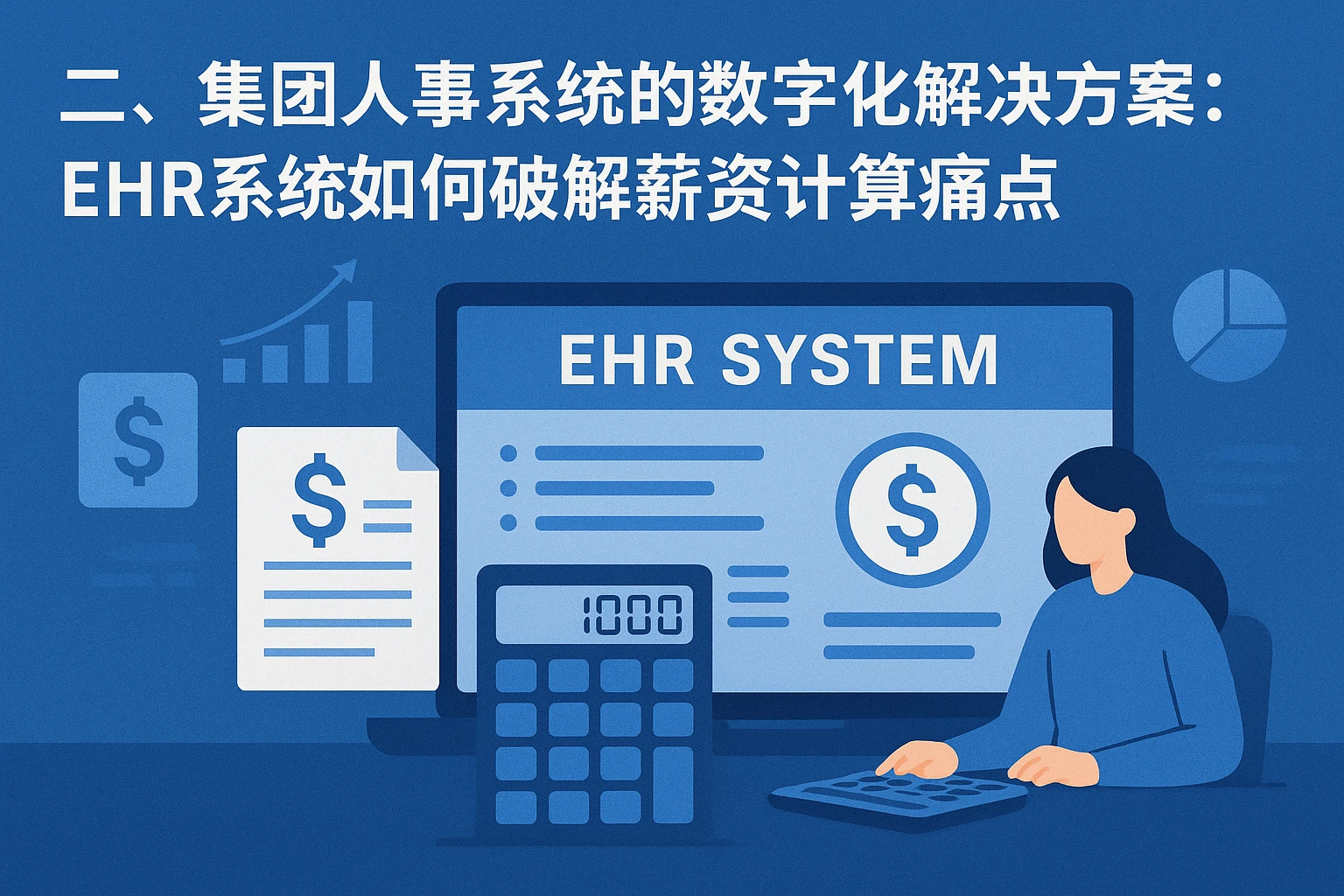 二、集团人事系统的数字化解决方案：EHR系统如何破解薪资计算痛点
