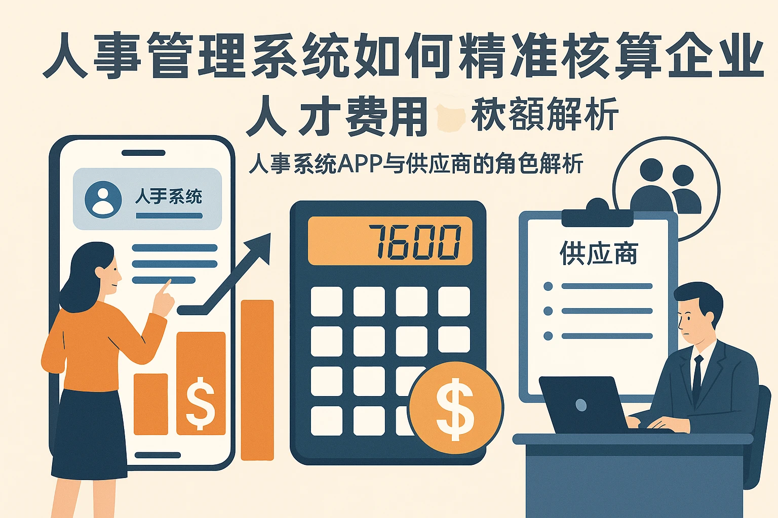 人事管理系统如何精准核算企业人力费用：人事系统APP与供应商的角色解析