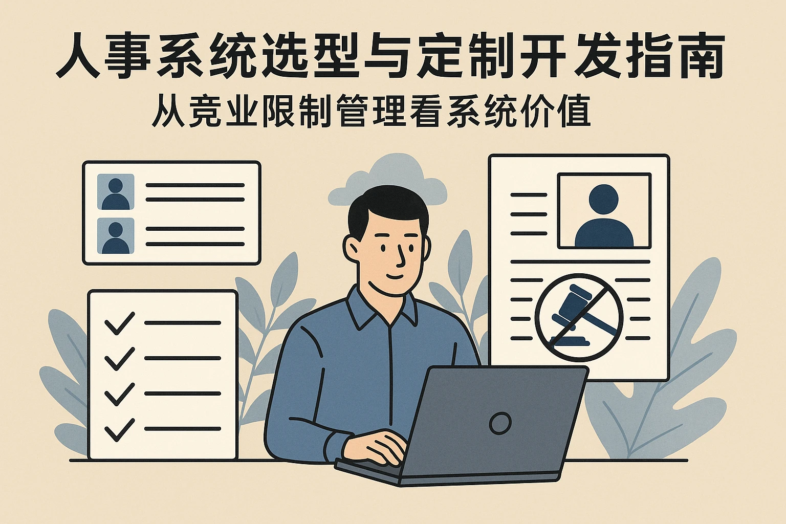人事系统选型与定制开发指南：从竞业限制管理看系统价值