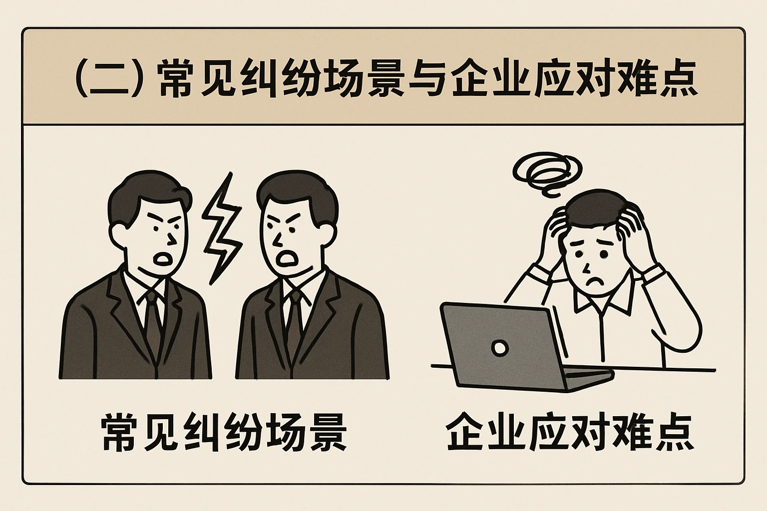 （二）常见纠纷场景与企业应对难点