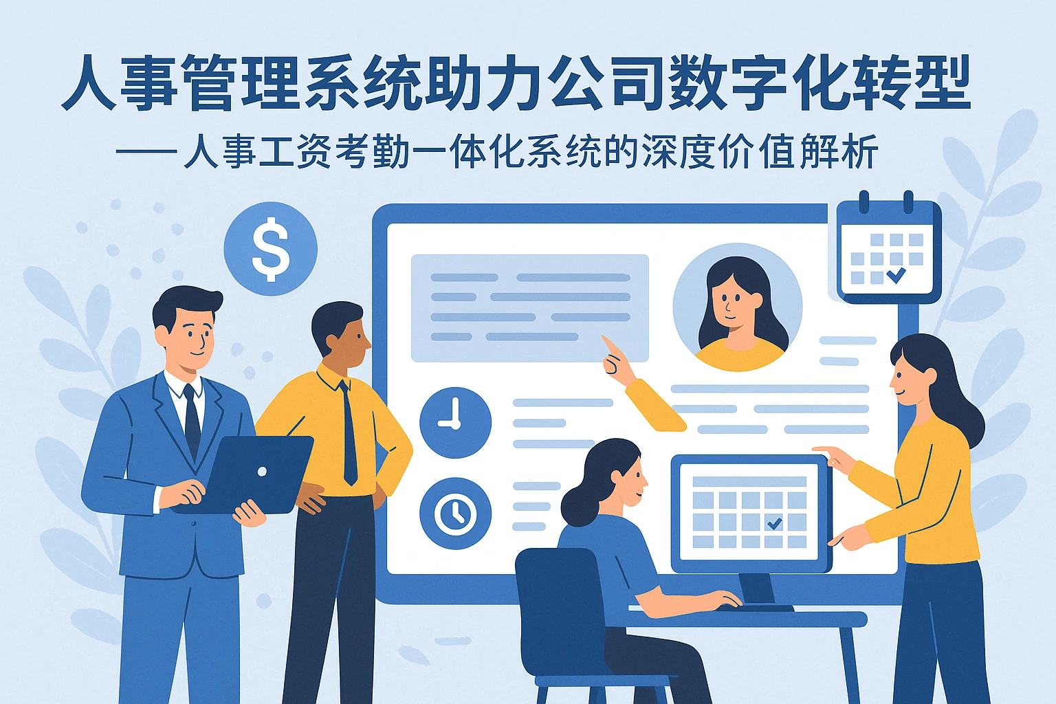 人事管理系统助力公司数字化转型——人事工资考勤一体化系统的深度价值解析