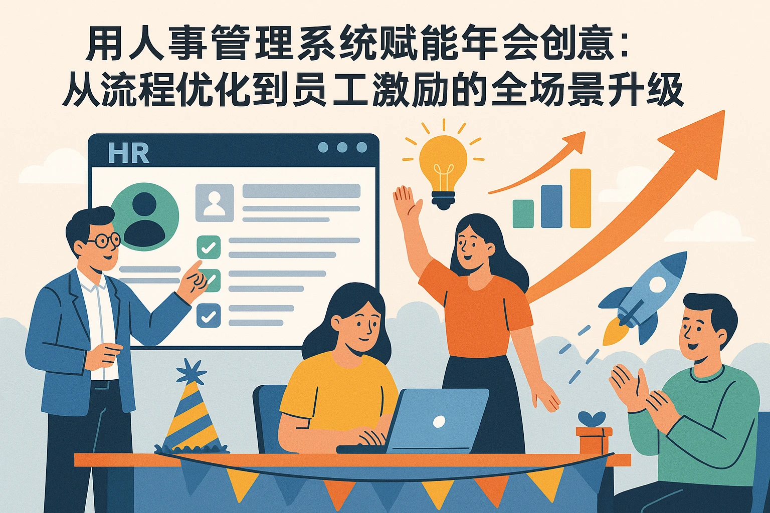 用人事管理系统赋能年会创意：从流程优化到员工激励的全场景升级