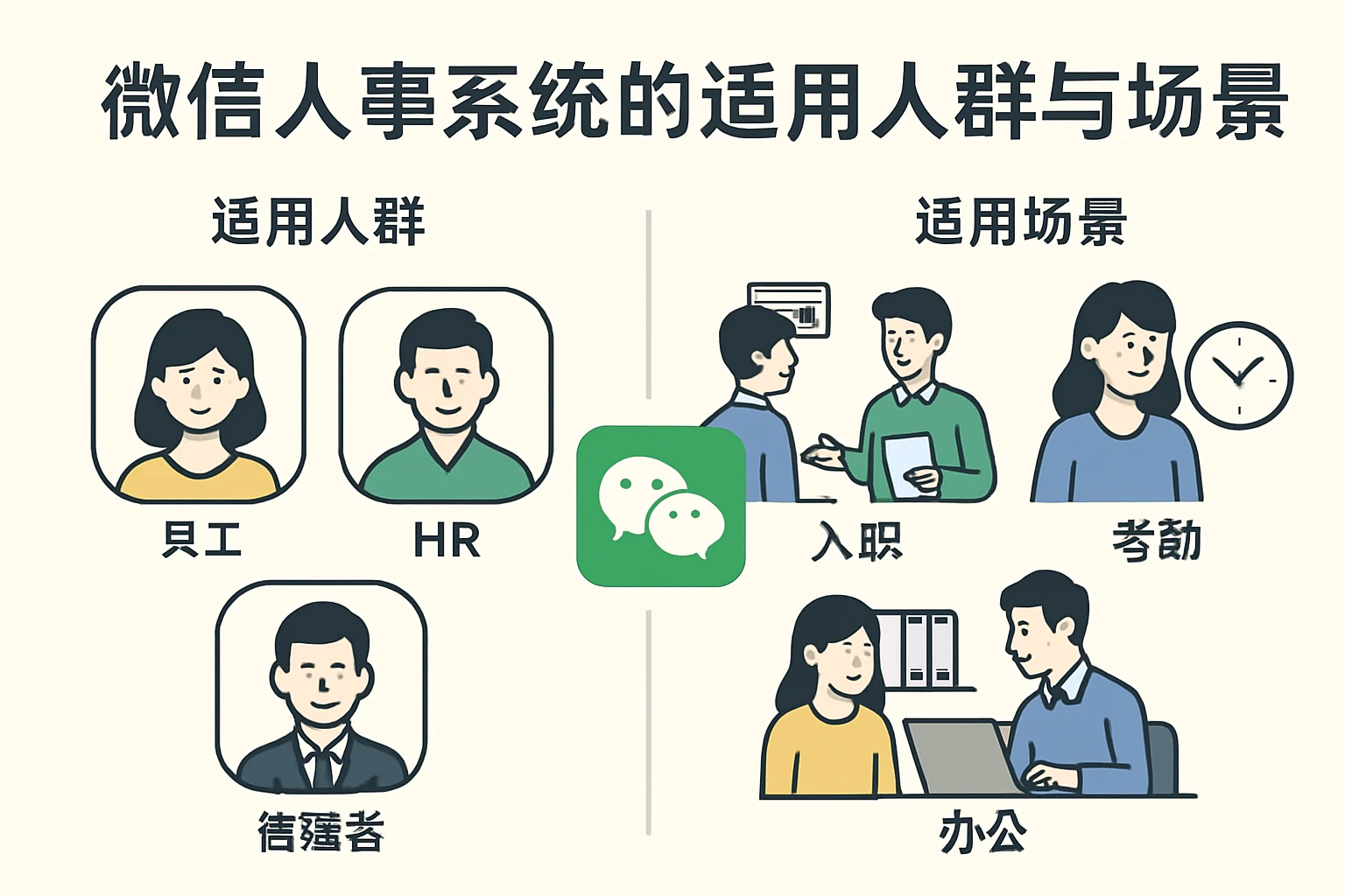 2. 微信人事系统的适用人群与场景