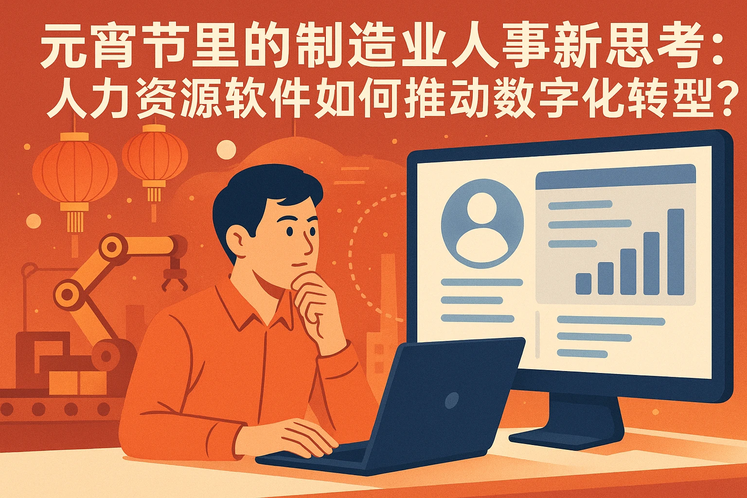 元宵节里的制造业人事新思考：人力资源软件如何推动数字化转型？