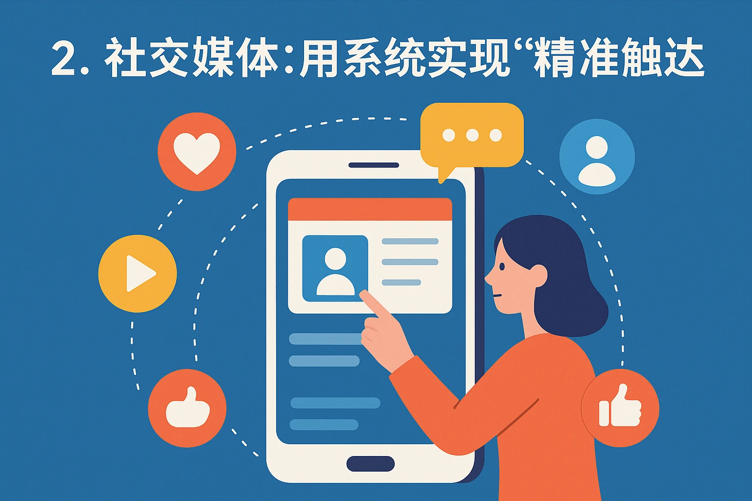 2. 社交媒体：用系统实现“精准触达”