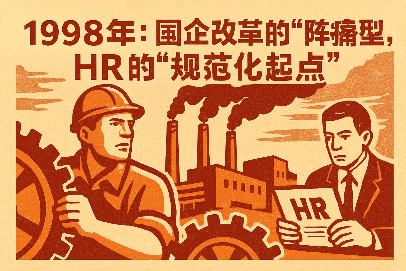 1.2 1998年：国企改革的“阵痛转型”，HR的“规范化起点”
