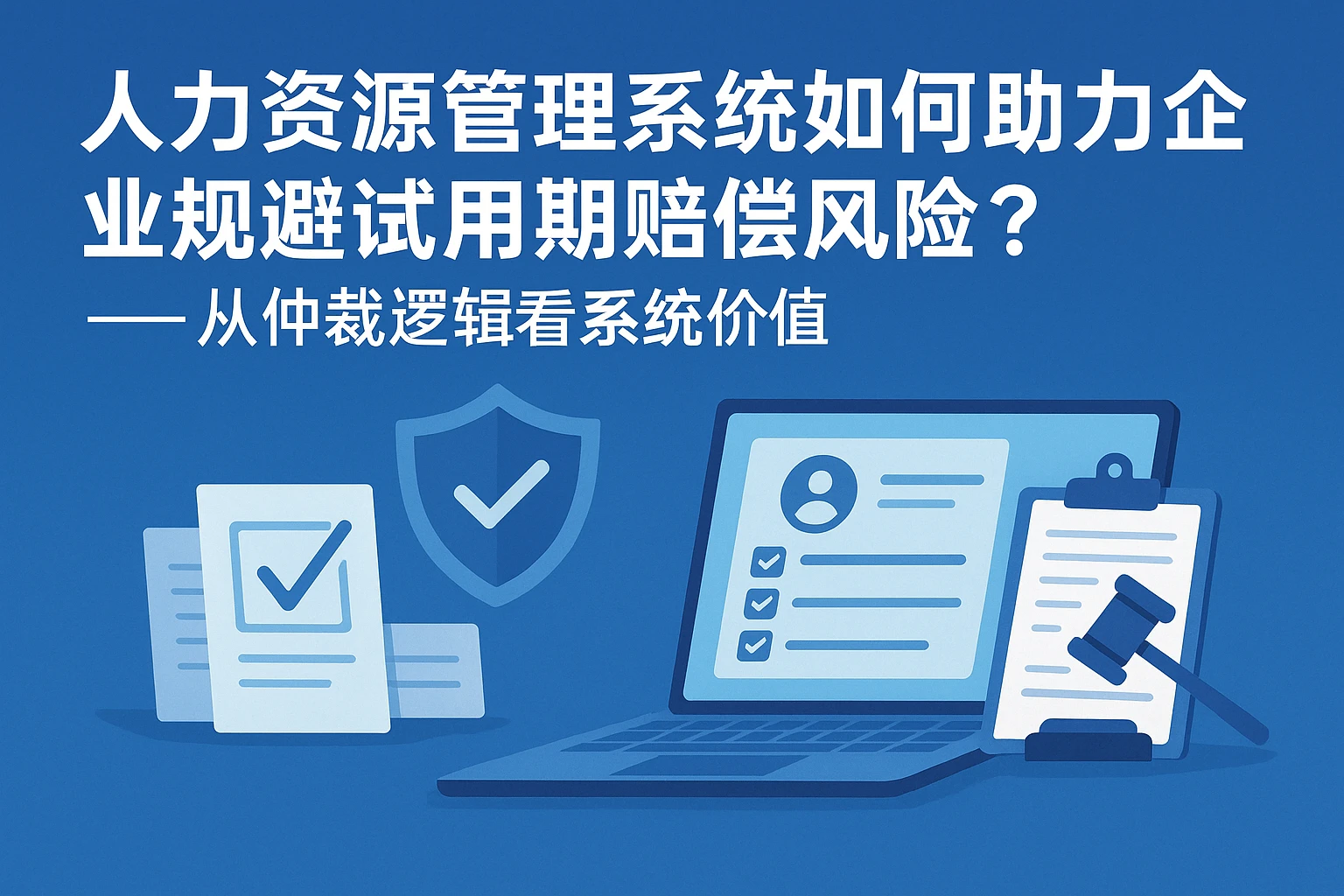 人力资源管理系统如何助力企业规避试用期赔偿风险？——从仲裁逻辑看系统价值