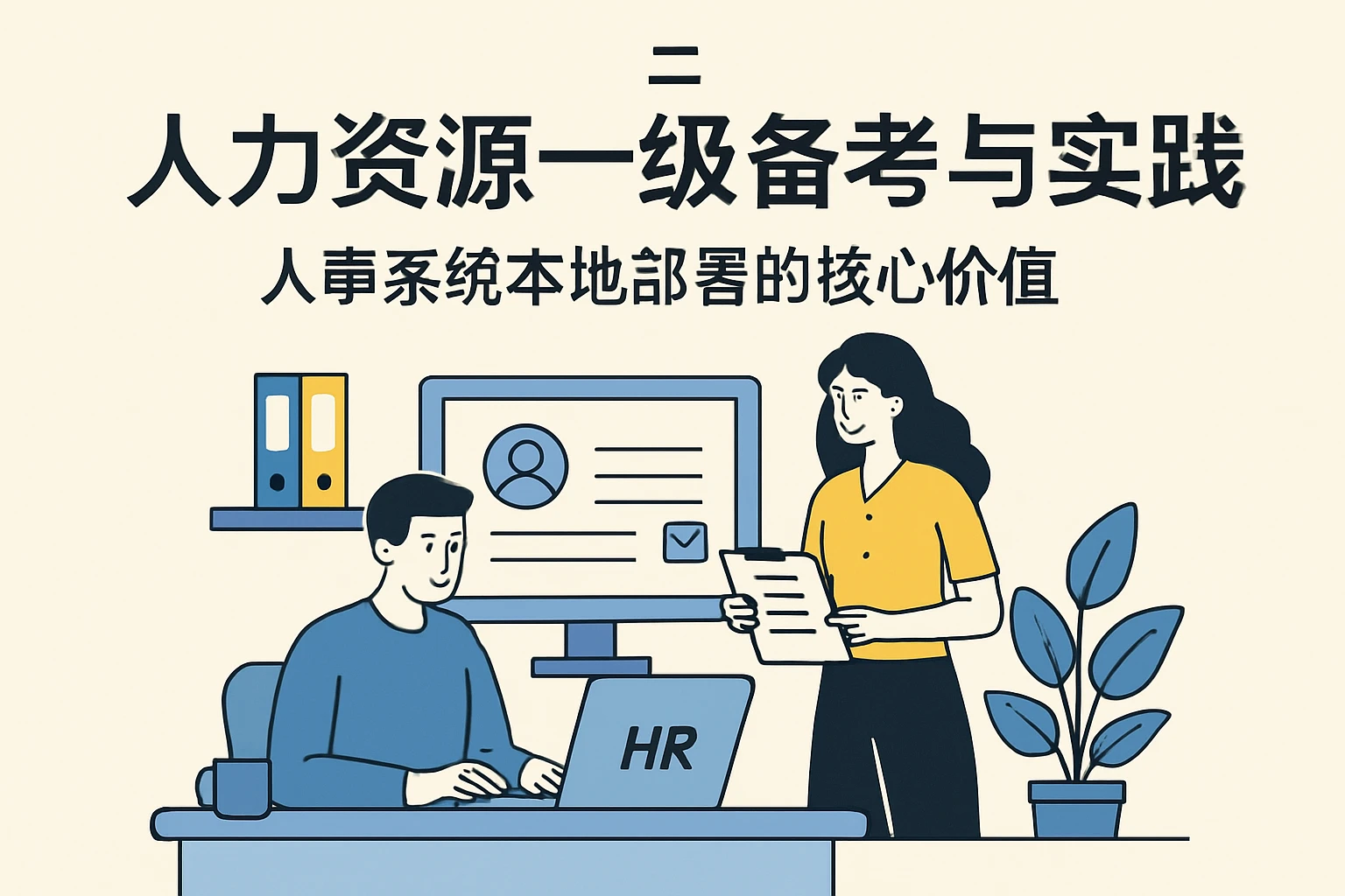 二、人力资源一级备考与实践：人事系统本地部署的核心价值
