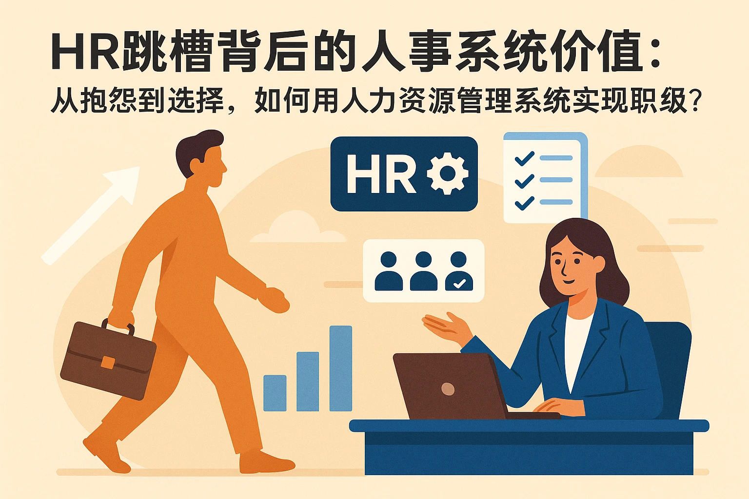 HR跳槽背后的人事系统价值：从抱怨到选择，如何用人力资源管理系统实现职业升级？