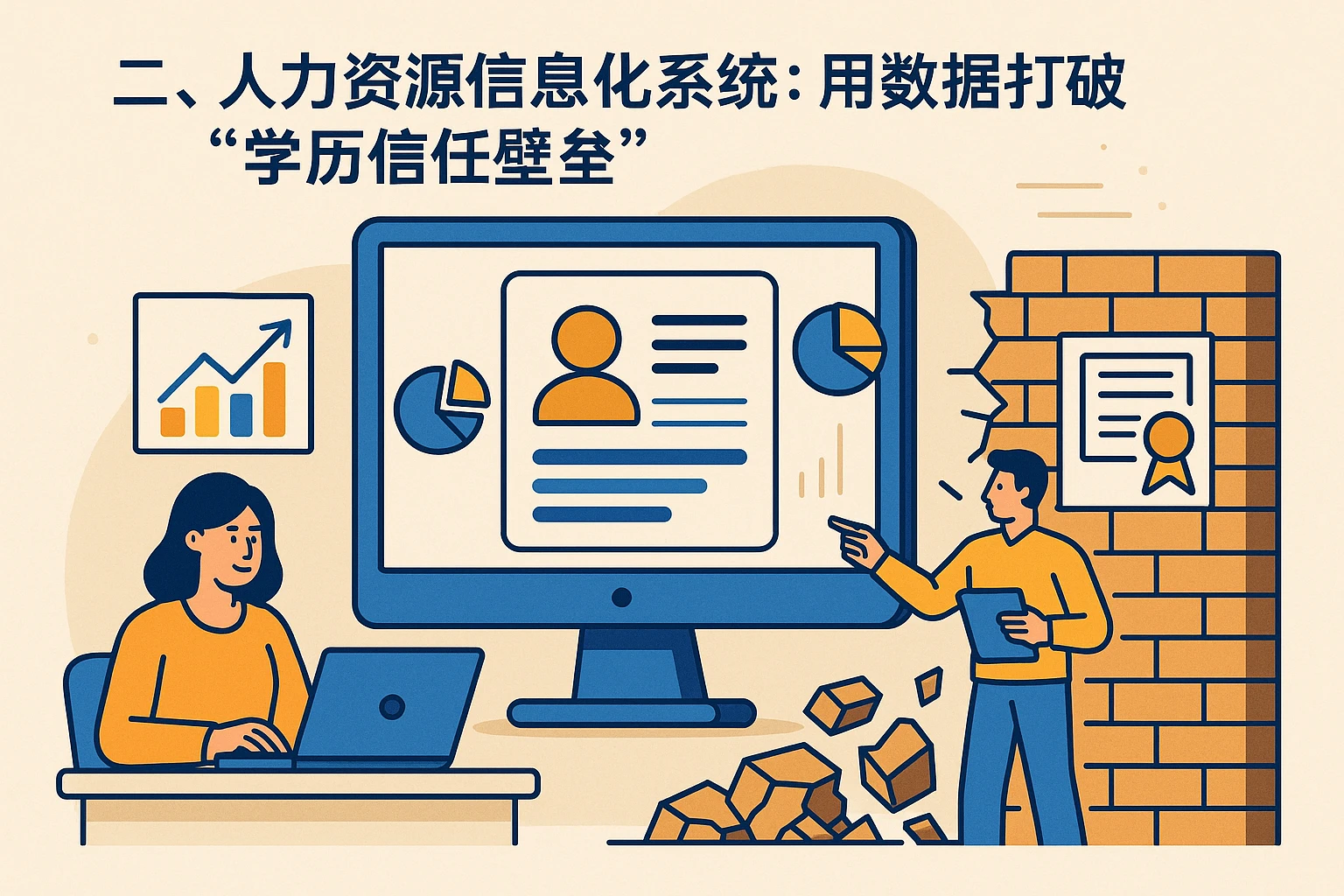 二、人力资源信息化系统：用数据打破“学历信任壁垒”