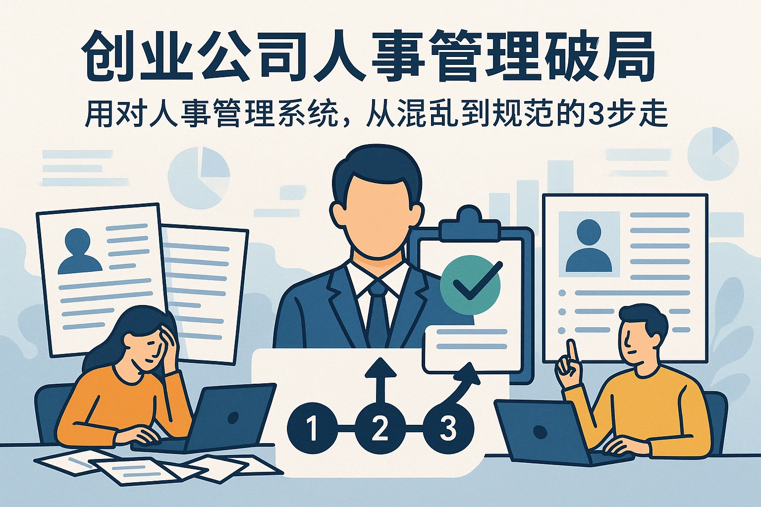 创业公司人事管理破局：用对人事管理系统，从混乱到规范的3步走