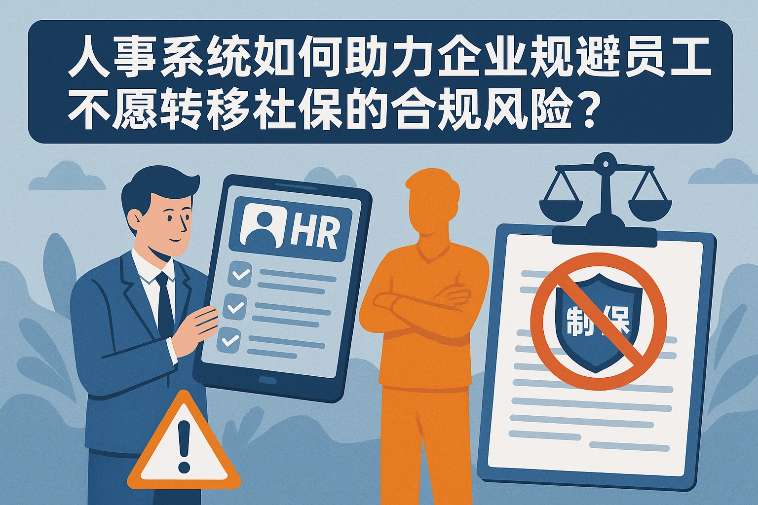 人事系统如何助力企业规避员工不愿转移社保的合规风险？