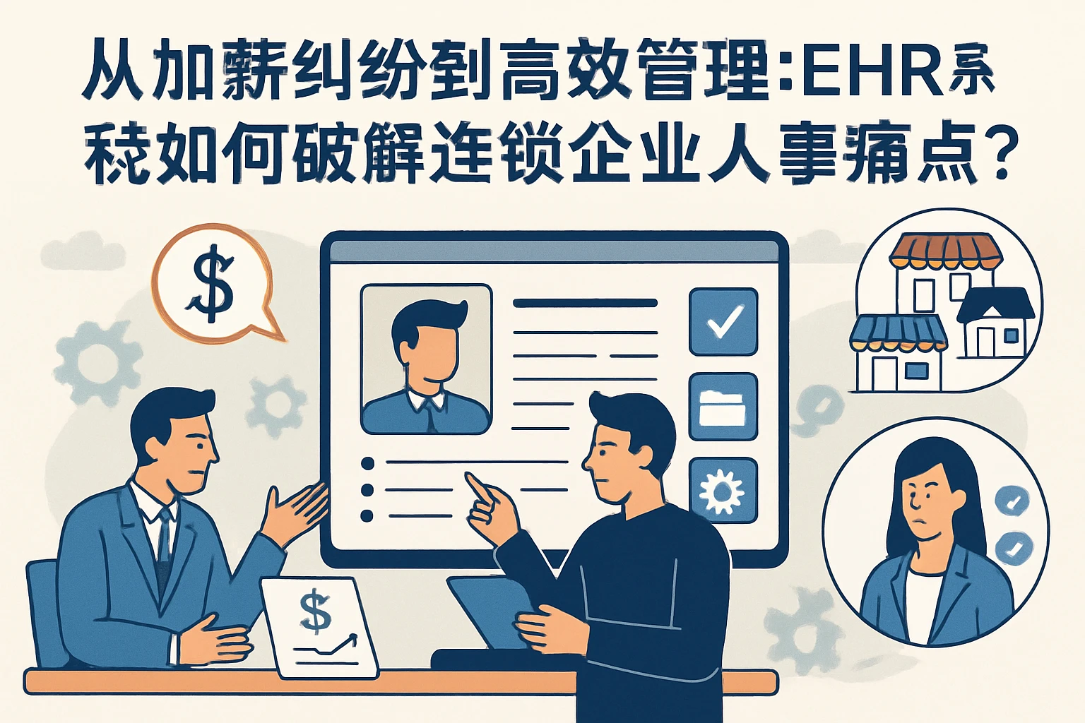 从加薪纠纷到高效管理：EHR系统如何破解连锁企业人事痛点？