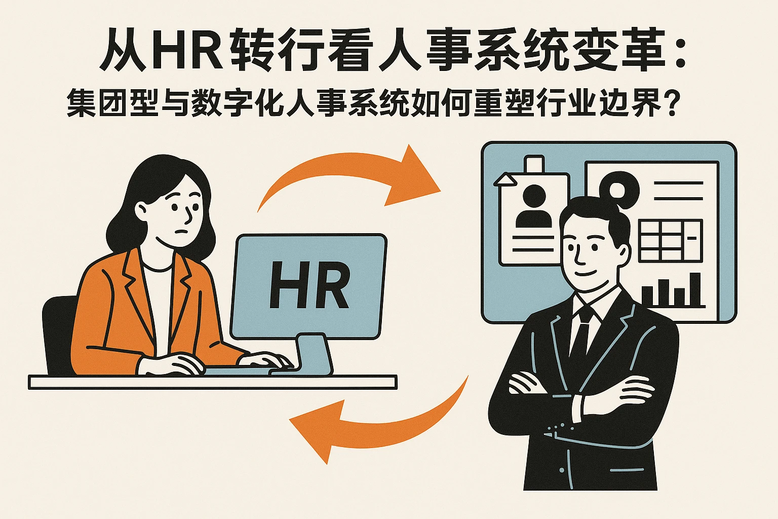 从HR转行看人事系统变革：集团型与数字化人事系统如何重塑行业边界？