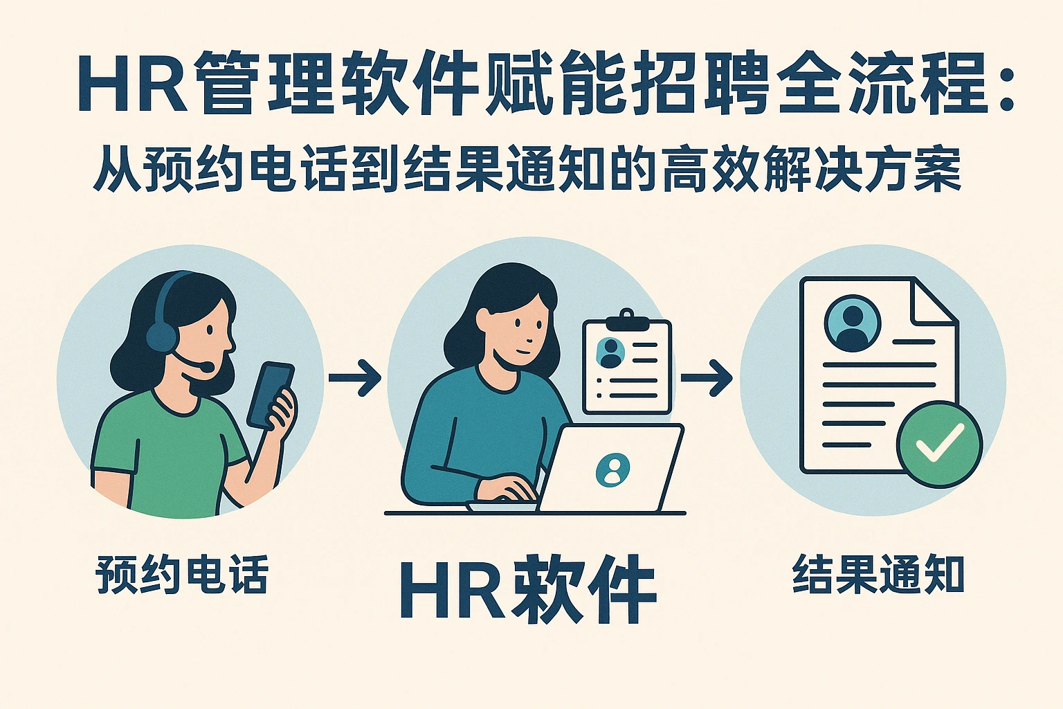 HR管理软件赋能招聘全流程：从预约电话到结果通知的高效解决方案