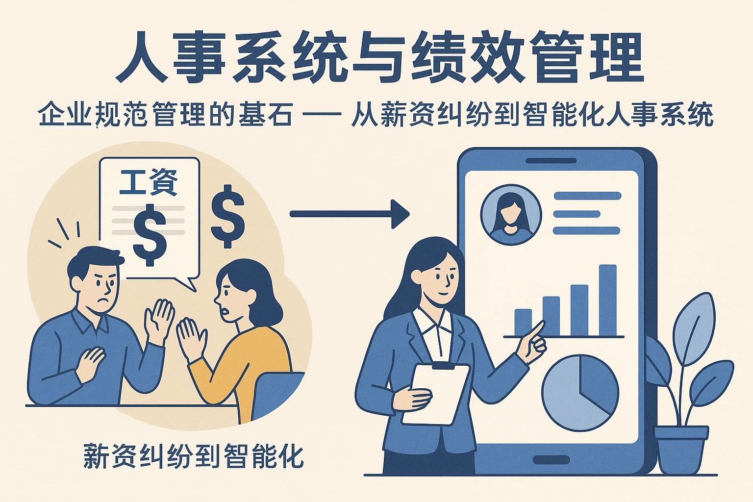 人事系统与绩效管理:企业规范管理的基石 —— 从薪资纠纷到智能化微信人事系统