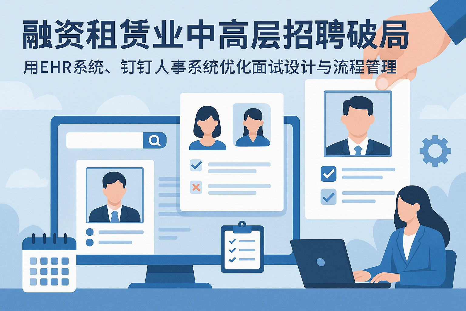融资租赁业中高层招聘破局：用EHR系统、钉钉人事系统优化面试设计与流程管理