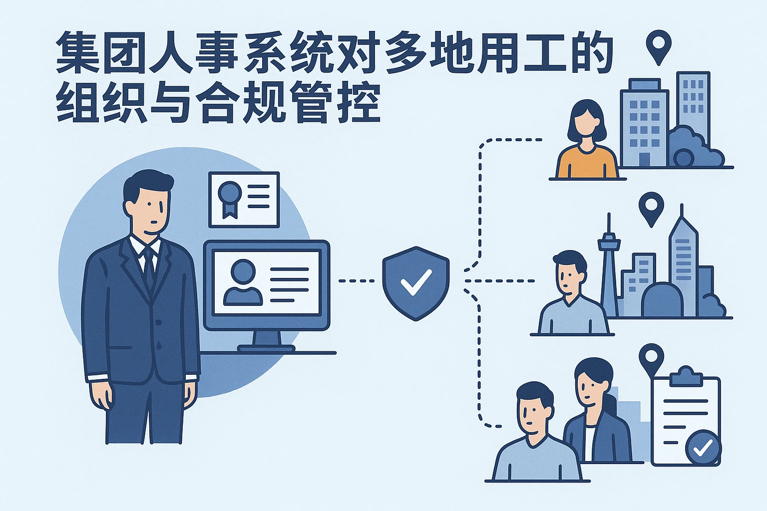 2. 集团人事系统对多地用工的组织与合规管控