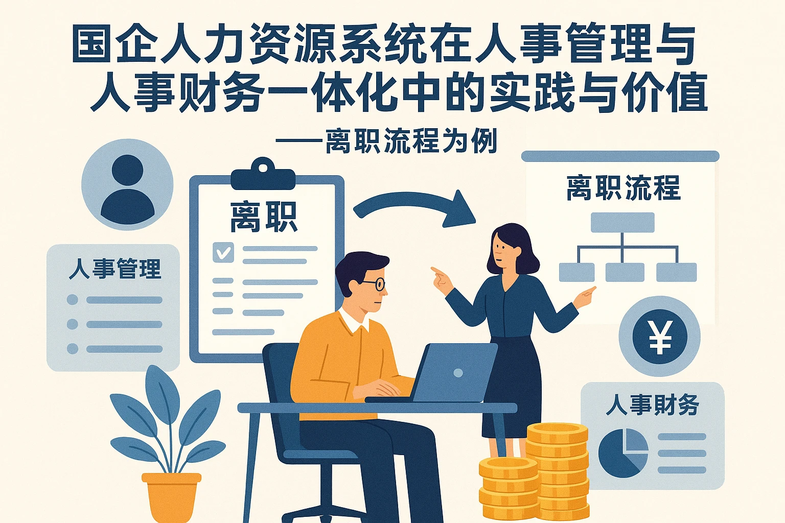 国企人力资源系统在人事管理与人事财务一体化中的实践与价值——离职流程为例