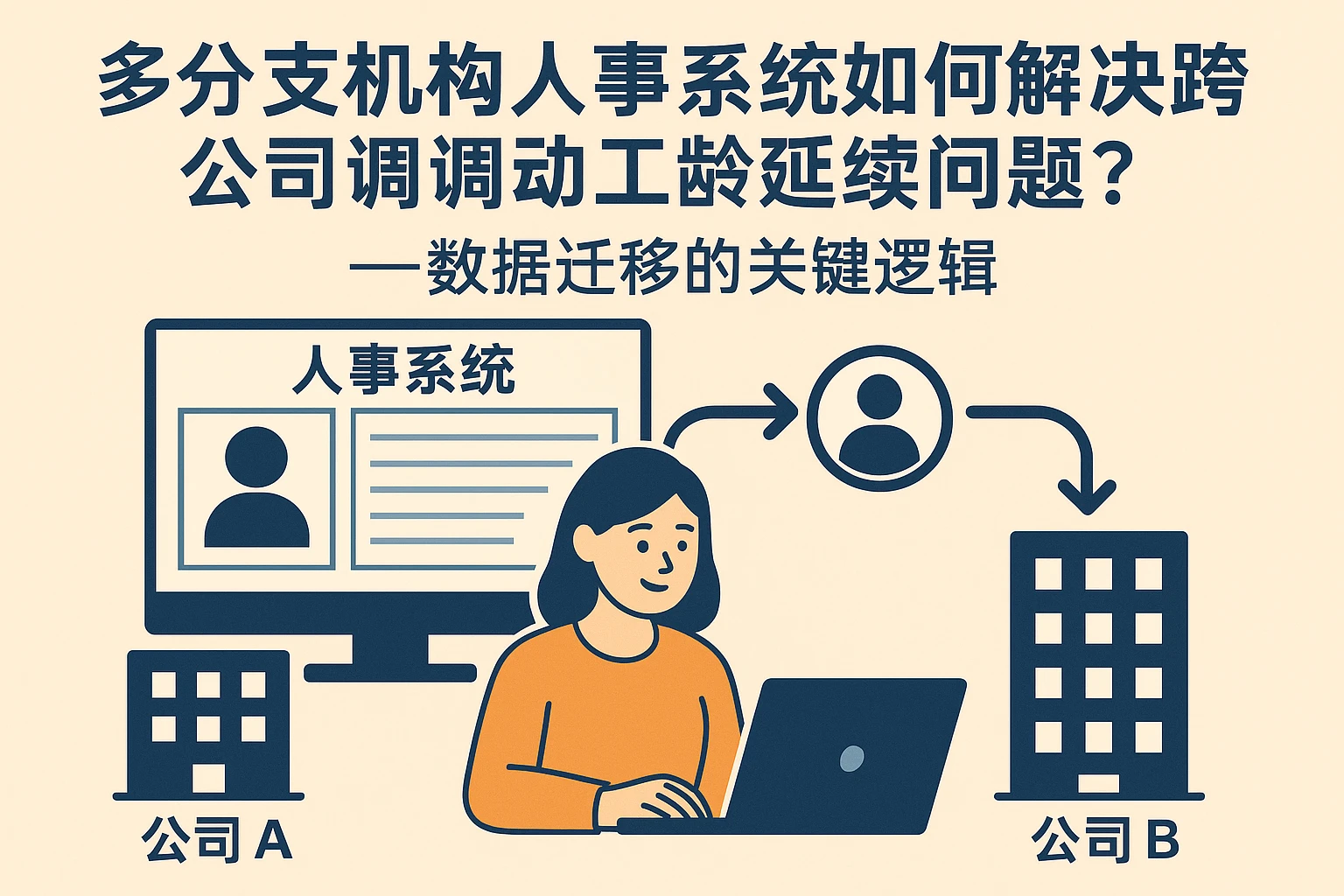 多分支机构人事系统如何解决跨公司调动工龄延续问题？——数据迁移的关键逻辑